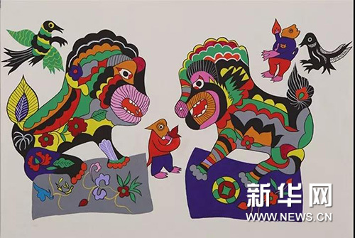 【防控疫情 線上展覽一】陜西省美術(shù)博物館藏安塞農(nóng)民畫作品展