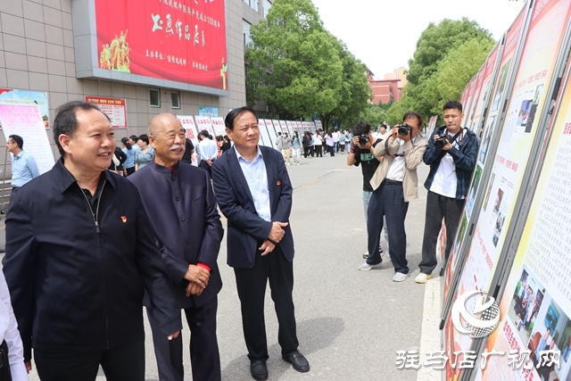 駐馬店職業(yè)技術(shù)學(xué)院舉辦慶祝建黨100周年書畫作品展