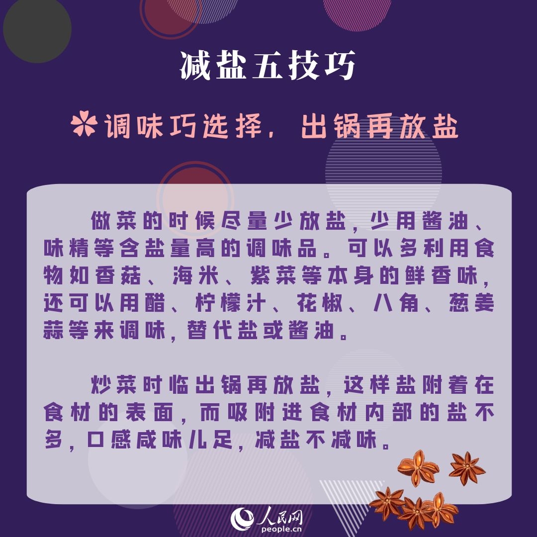 哪些習(xí)慣在悄悄升高你的“鹽”值 健康“減鹽”這五點很重要