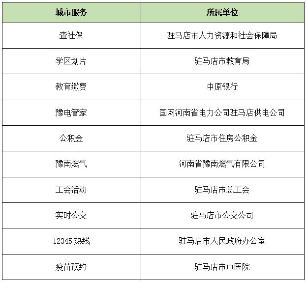 點(diǎn)贊！駐馬店最受群眾歡迎的十大掌上服務(wù)事項(xiàng)出爐