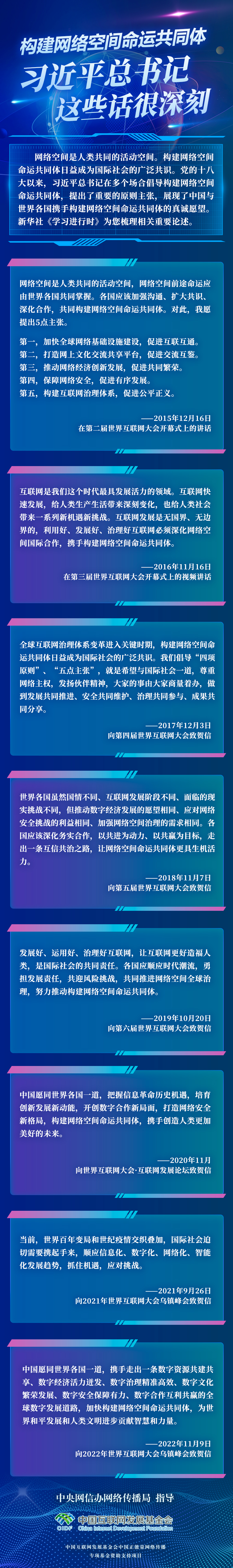 構(gòu)建網(wǎng)絡空間命運共同體，習近平總書記這些話很深刻