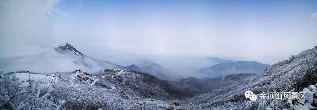 「金頂●冬雪」忽如一夜春風(fēng)來，千樹萬樹梨花開