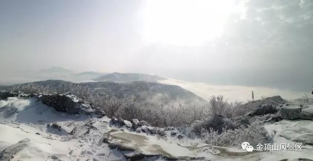 「金頂●冬雪」忽如一夜春風(fēng)來，千樹萬樹梨花開