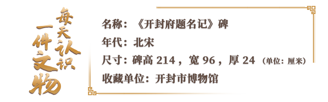 在開封市博物館，有一份來自1000年前的“市長名單”