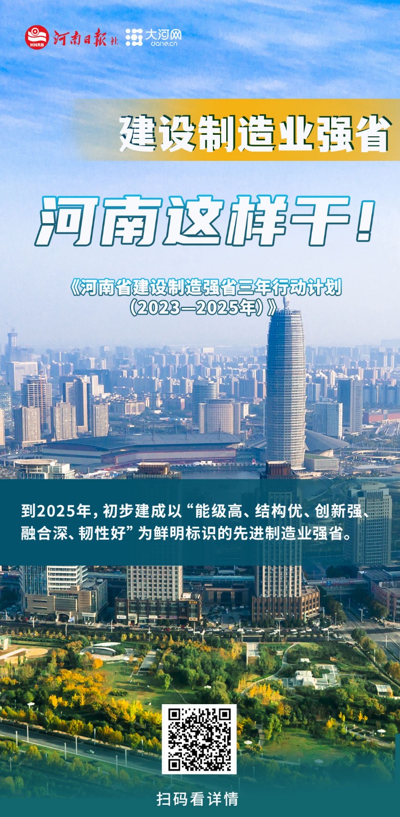 海報丨建設(shè)制造業(yè)強省，河南這樣干！