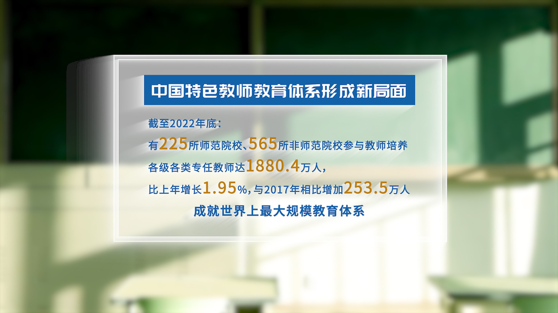 開學(xué)第一課丨【總書記的教書育人觀】建設(shè)教育強(qiáng)國，健全中國特色教師教育體系