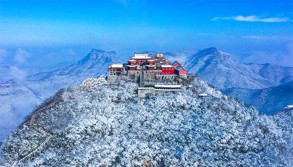 飛雪落成詩，一秒入仙境!雪后河南，美出“天際”