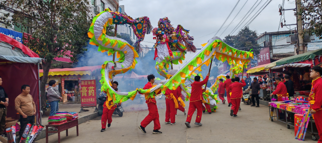 平輿縣廟灣鎮(zhèn)高頭龍：龍年舞出精氣神 彰顯民族風(fēng)