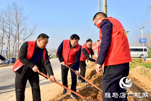 平輿縣四個班子領(lǐng)導與縣直各單位干部職工一起參加義務植樹