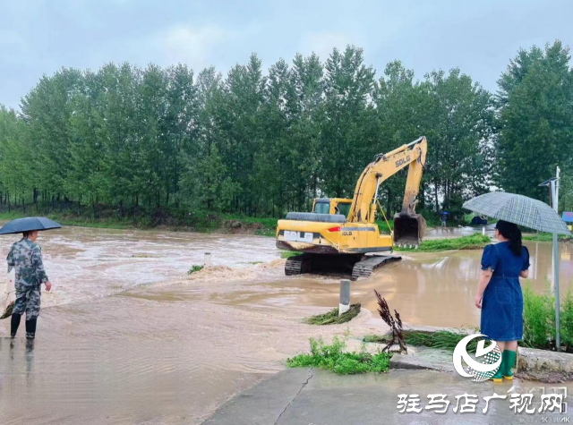 【防汛一線】確山縣石滾河鎮(zhèn)：防汛一線黨旗紅  守土盡責顯擔當