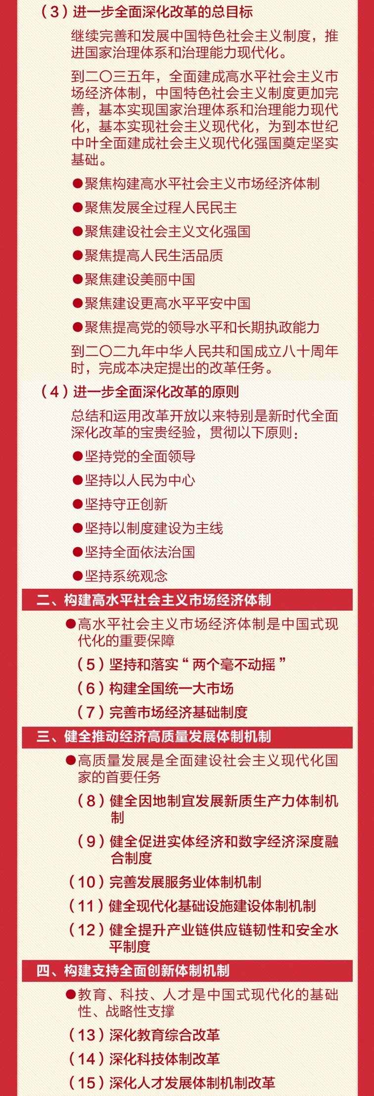 轉(zhuǎn)存！60條要點(diǎn)速覽二十屆三中全會《決定》