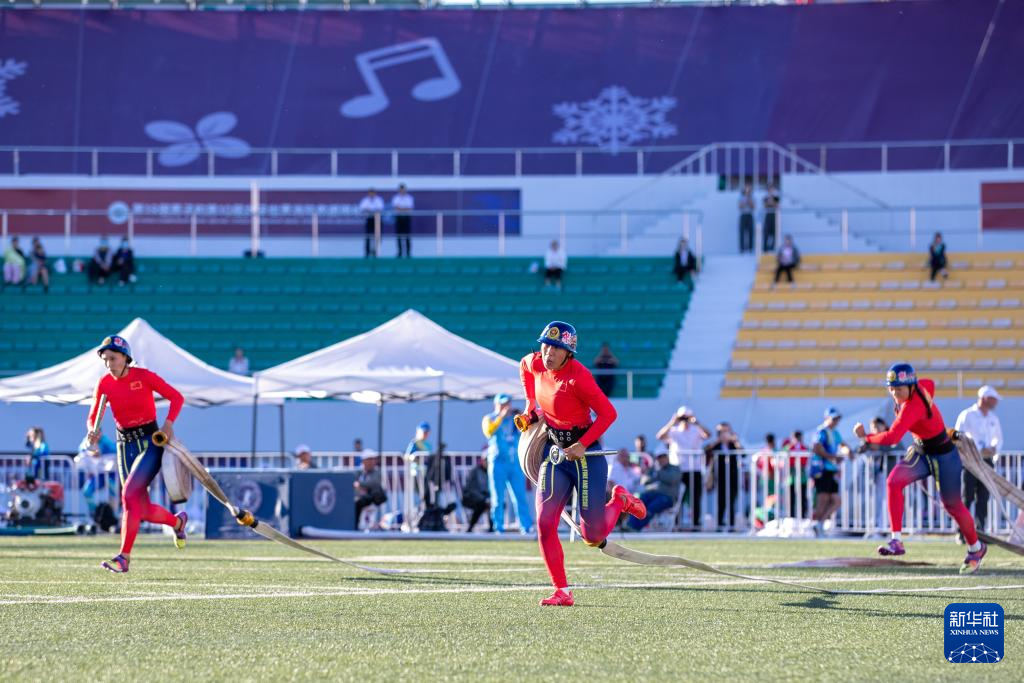 中國女隊首奪“消防奧運會”冠軍