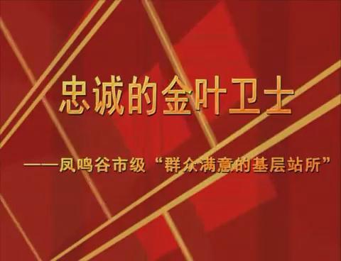 【視頻】鳳鳴谷市級(jí)“群眾滿意的基層站所”